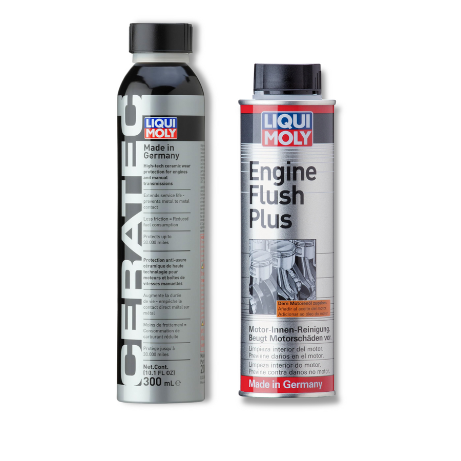 Pacote de Aditivos para Troca de Óleo - Engine Flush Plus e Cera Tec Pacote de Aditivos para Troca de Óleo - Engine Flush Plus e Cera Tec