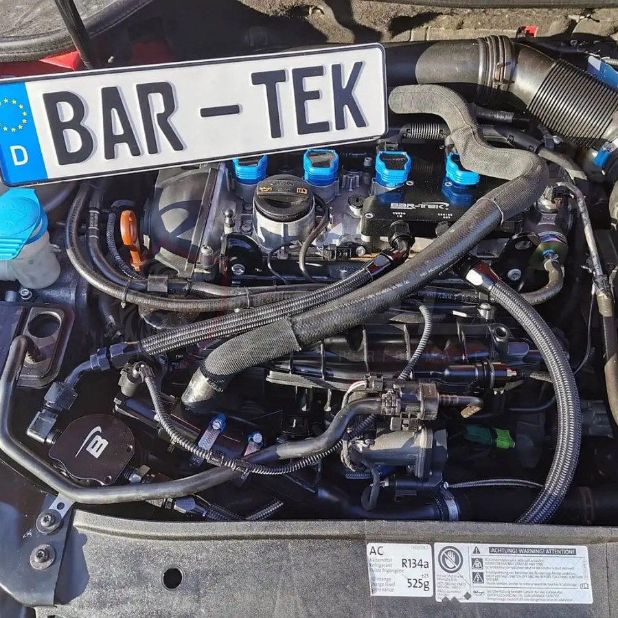Oil Catch Can BAR-TEK Para VW / Audi 2.0L TSI EA888 Gen. 1, 2 BAR-TEK Motorsport Oil Catch Can BAR-TEK Para VW / Audi 2.0L TSI EA888 Gen. 1, 2 BAR-TEK Motorsport