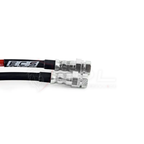 Aeroquip de Freios em Aço Dianteiro ECS Tuning Para Audi B9 A4, A5 2.0 TFSI (2016 em diante) Aeroquip de Freios em Aço Dianteiro ECS Tuning Para Audi B9 A4, A5 2.0 TFSI (2016 em diante)