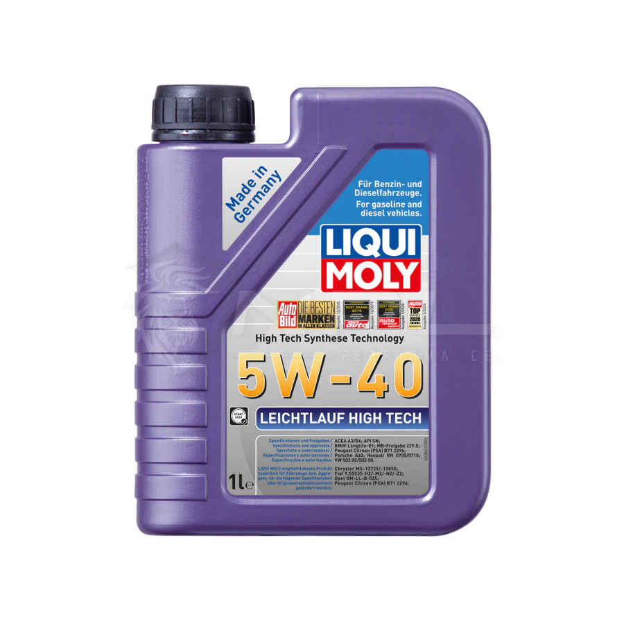Óleo de Motor Liqui Moly Leichtlauf High Tech 5W40 1L Liqui Moly Óleo de Motor Liqui Moly Leichtlauf High Tech 5W40 1L Liqui Moly