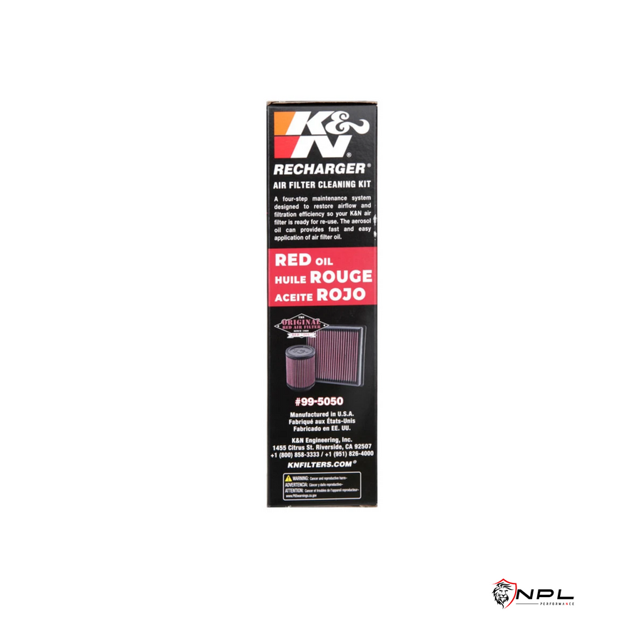 Kit Limpeza Filtro de Ar K&N Recharger 99-5050 - Squeeze Red K&N Kit Limpeza Filtro de Ar K&N Recharger 99-5050 - Squeeze Red K&N
