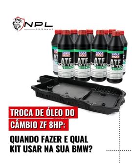 Troca de óleo do câmbio ZF 8HP: Quando fazer e qual kit usar na sua BMW?