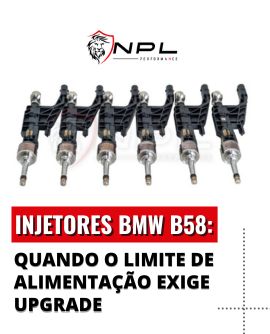 Injetores BMW B58: quando o limite de alimentação exige upgrade