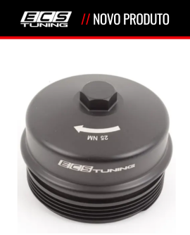 COPO DO FILTRO DE ÓLEO BILLET ECS TUNING PARA BMW N20, N54, N55, S55 E M3, M4 S58