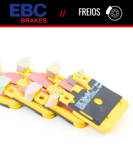 Pastilhas De Freio Traseira Bmw Ebc Yellowstuff Dp42133r Bmw M135i, 335i, M2, M3, M4, M140i, M240i