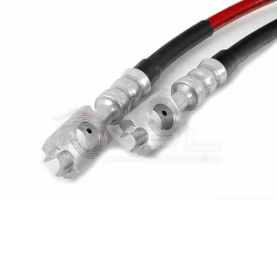 Aeroquip de Freios em Malha de Aço Traseiro ECS Tuning AUDI E VW A3 8P, Jetta MK6, Passat B7 2.0TSI 200cv ECS Tuning