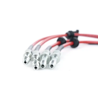 Kit Completo Aeroquip de Freios em Malha de Aço Frente e Trás BMW G20 330e, 330i B46 2.0L / M340 B58 3.0L ECS Tuning