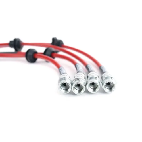 Kit Completo Aeroquip de Freios em Malha de Aço Frente e Trás BMW G20 330e, 330i B46 2.0L / M340 B58 3.0L ECS Tuning