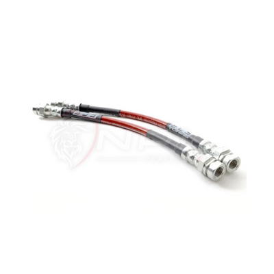 Aeroquip de Freios em Malha de Aço Traseiro ECS Tuning Para AUDI/VW Jetta MK6, Fusca 2.0TSI 211cv ECS Tuning