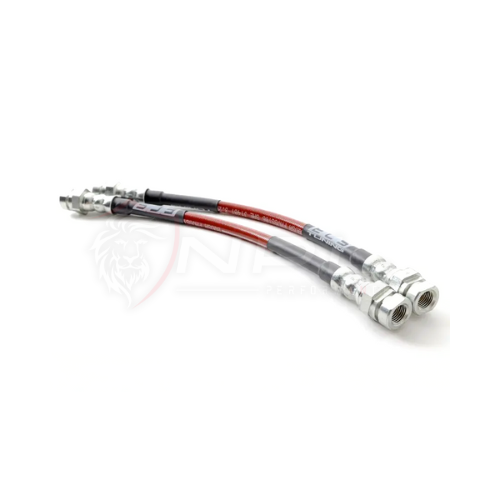 Aeroquip de Freios em Malha de Aço Traseiro ECS Tuning Para AUDI/VW Jetta MK6, Fusca 2.0TSI 211cv ECS Tuning