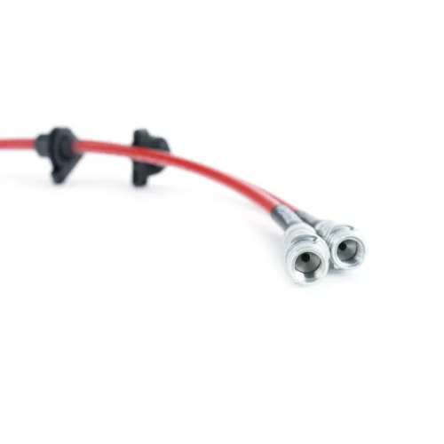 Aeroquip de Freios em Malha de Aço Dianteiro ECS Tuning Para BMW G20 330e, M340I, G22 M440I, G82 / G83 M4, M4 Competition ECS Tuning