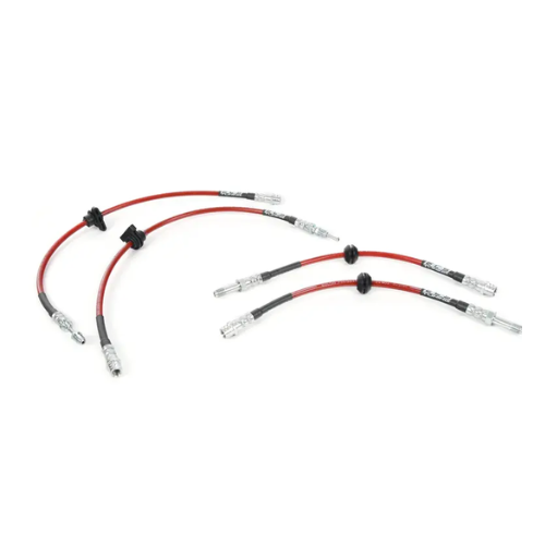 Aeroquip de Freios em Malha de Aço Traseiro ECS Tuning Para BMW G20 330e, M340I, G29 Z4 M40i, 30i ECS Tuning