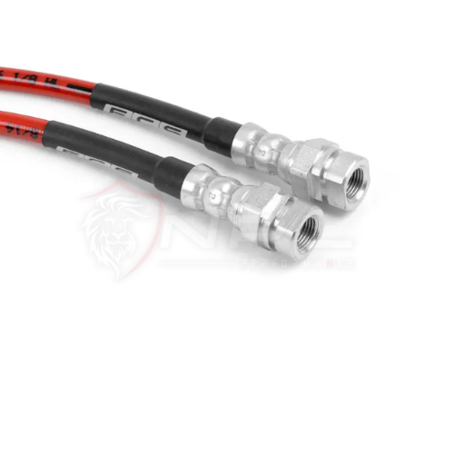 Aeroquip de Freios em Malha de Aço Traseiro ECS Tuning Para AUDI/VW Jetta MK6, Fusca 2.0TSI 211cv ECS Tuning