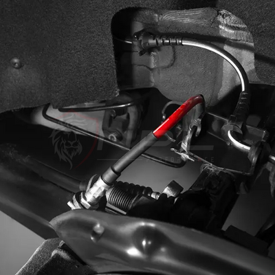 Aeroquip de Freios em Malha de Aço Traseiro ECS Tuning Para AUDI/VW Jetta MK6, Fusca 2.0TSI 211cv ECS Tuning