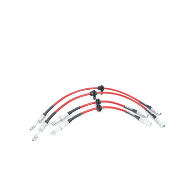 Kit Completo Aeroquip de Freios em Malha de Aço Frente e Trás BMW G20 330e, 330i B46 2.0L / M340 B58 3.0L ECS Tuning