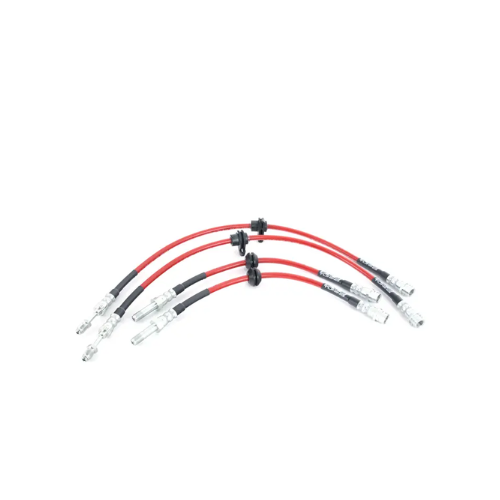 Kit Completo Aeroquip de Freios em Malha de Aço Frente e Trás BMW G20 330e, 330i B46 2.0L / M340 B58 3.0L ECS Tuning