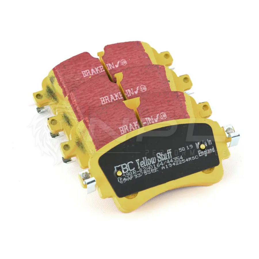 Pastilhas De Freio Traseira Audi / Vw Ebc Yellowstuff DP42254R Audi B9 RS4, RS5, SQ5, F3 RSQ3, D5 A8, C8 A6, Q7 4M EBC Brakes