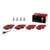 Pastilhas Freio Dianteiras Brembo Cerâmica P85126N Audi A3 TT VW Golf GTI Jetta GLI