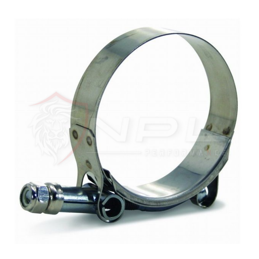 Abraçadeira 100% Inox tipo T / Tucho / T-Clamp para mangotes de 2-1/2