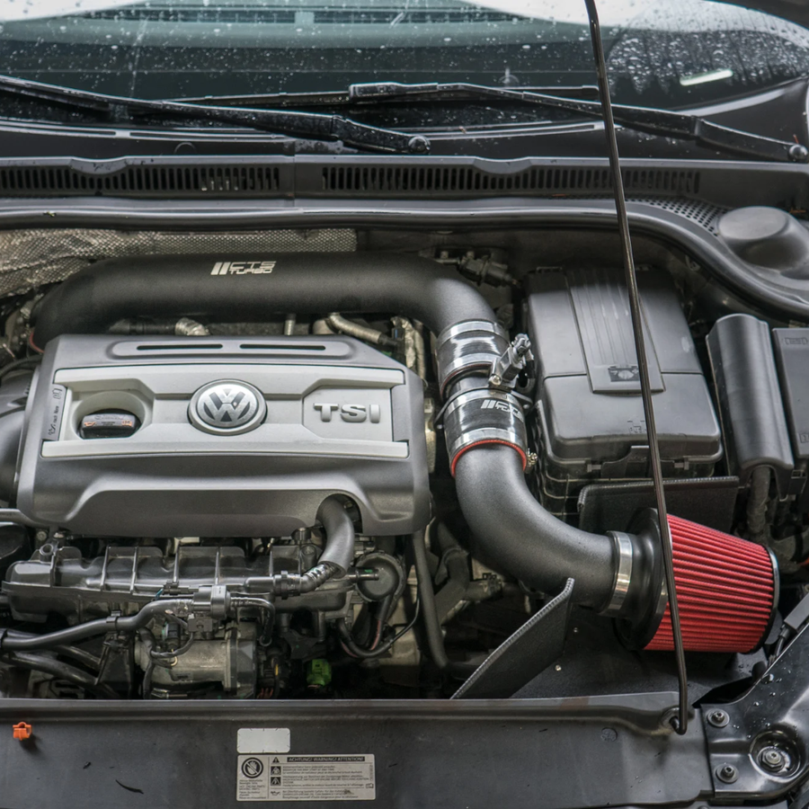 Intake em Alumínio com Defletor de Calor CTS Turbo para VW Audi Jetta MK6, Fusca, Passat, A3 8P EA888 2.0T TSI 200cv