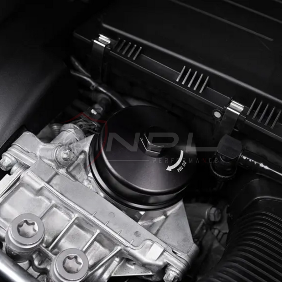 Copo do Filtro de Óleo Billet ECS Tuning para BMW N20, N54, N55, S55 E M3, M4 S58 ECS Tuning