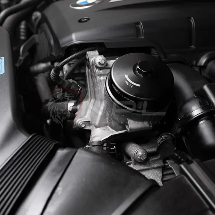 Copo do Filtro de Óleo Billet ECS Tuning para BMW N20, N54, N55, S55 E M3, M4 S58 ECS Tuning