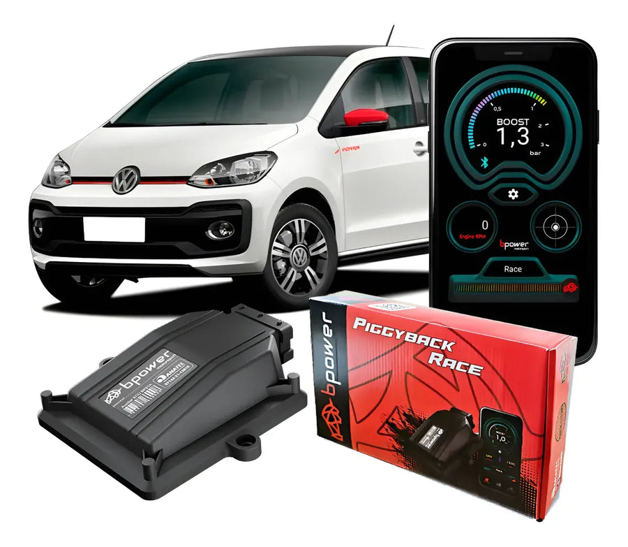 Chip De Potência BPower Motorsport Para Up, Polo, Virtus, Nivus, Tcross 1.0 TSI  105cv e 128cv