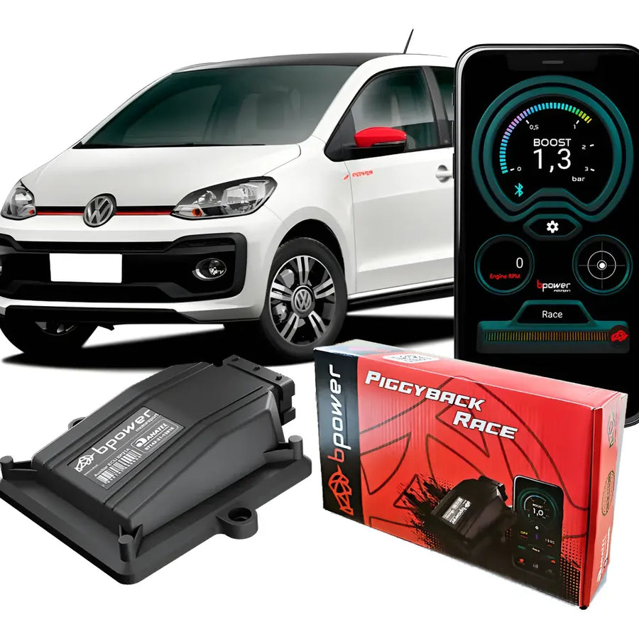 Chip De Potência BPower Motorsport Para Up, Polo, Virtus, Nivus, Tcross 1.0 TSI  105cv e 128cv