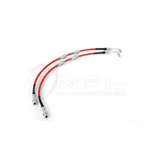 Aeroquip de Freios Dianteiro ECS Tuning em Aço Para AUDI B9 A4 A5 FWD Quattro 2.0T ECS Tuning