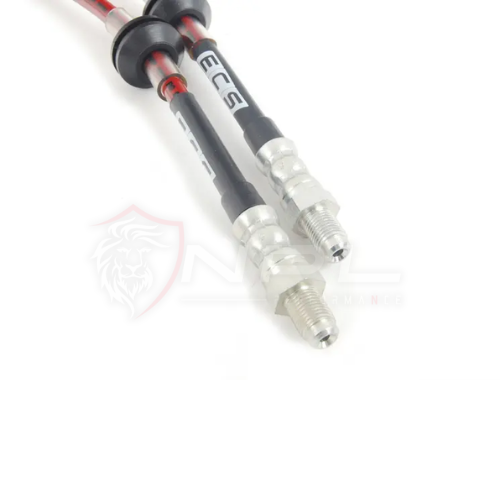 Aeroquip de Freios em Malha de Aço Dianteiro Para MINI Chassi R50, R52, R53, R55, R56, R57, R58 e R59 ECS Tuning