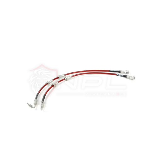 Aeroquip de Freios Dianteiro ECS Tuning em Aço Para AUDI B9 A4 A5 FWD Quattro 2.0T ECS Tuning