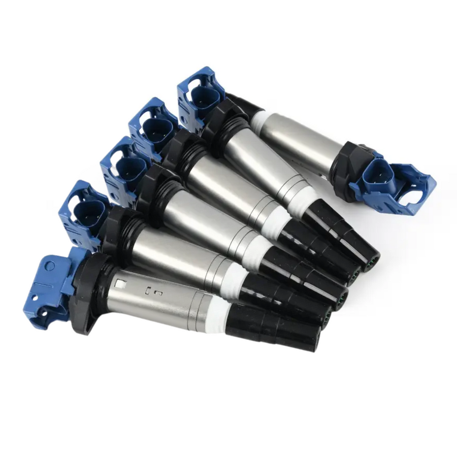 Jogo de 6 Bobinas de Ignição DINAN Azul de Alta Performance para BMW Motor N54, N55, S55