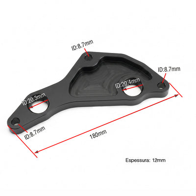 Placa de Bloqueio Billet Alumínio Housing Filtro de Óleo para BMW N54 N55 Epman
