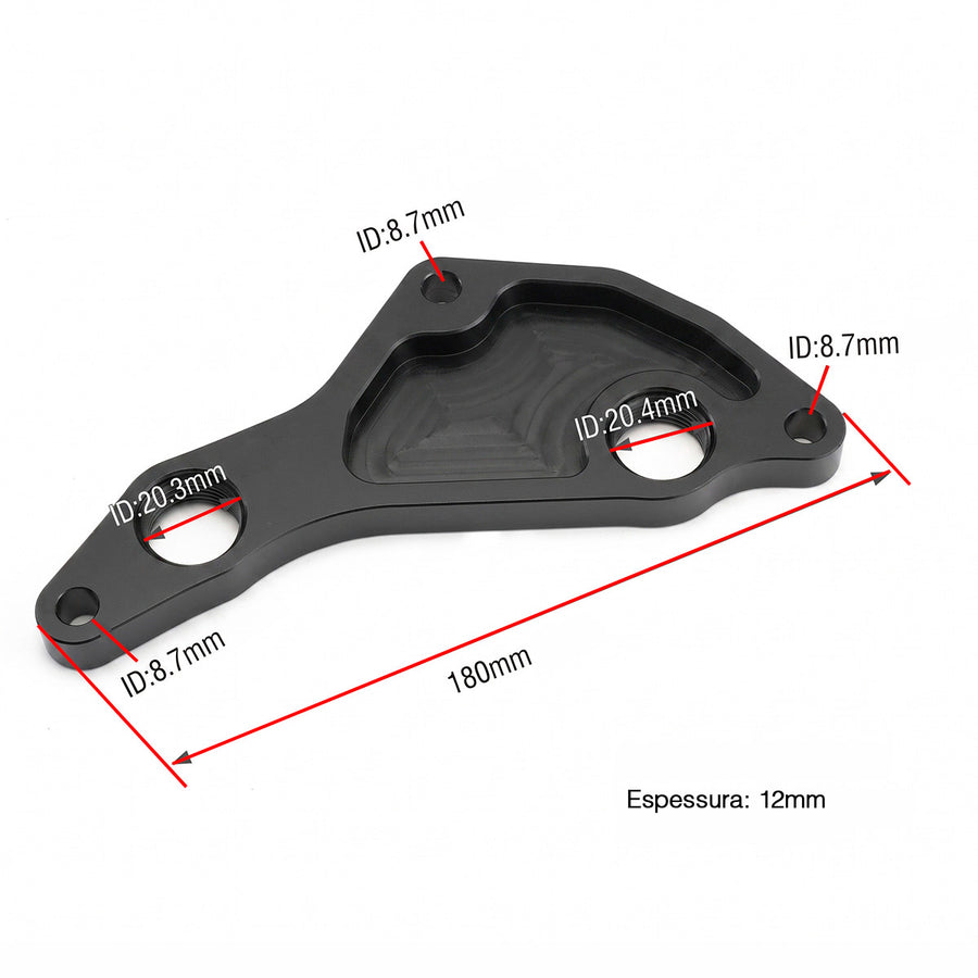 Placa de Bloqueio Billet Alumínio Housing Filtro de Óleo para BMW N54 N55 Epman