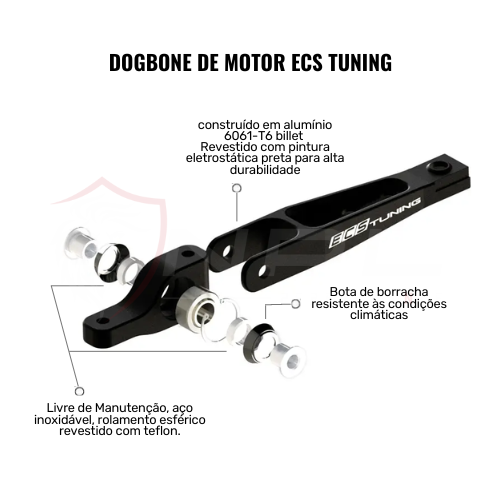 Coxim Inferior Câmbio de Alta Performance ECS Tuning para VW/ Audi 1.8T / 2.0T Ea888 Gen3 Chassi MQB (Câmbio 6 Velocidades DQ250 ) ECS Tuning