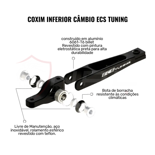 Kit Coxins de Motor / Câmbio de Alta Performance ECS Tuning Para Vw Golf MK7 Gti, Audi A3, S3 8V 1.8T / 2.0T EA888 Gen3 ECS Tuning