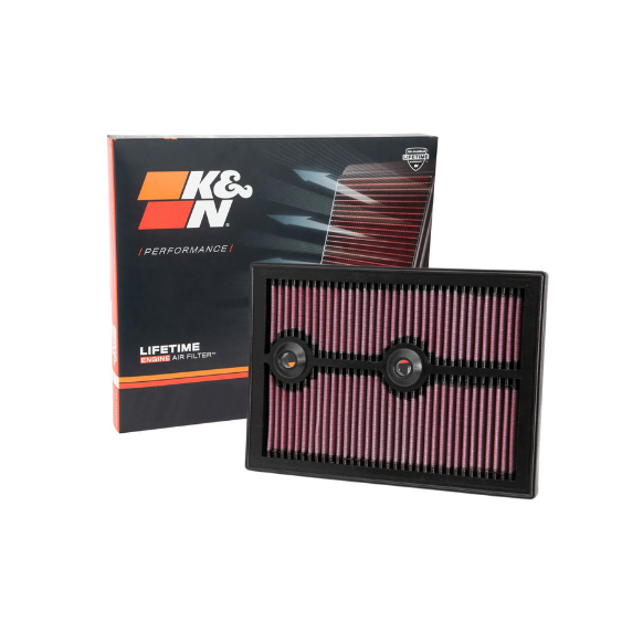 Filtro de Ar K&N 33-3004 VW/Audi 1.4 T Golf, Jetta MK6, Polo/ Virtus GTS, T-Cross, A1, A3, Q3