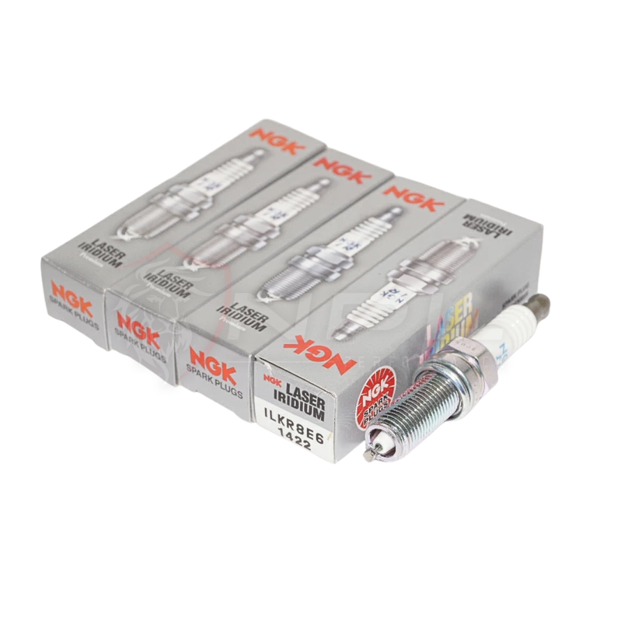 Kit 4 Velas de Ignição de alta performance Iridium NGK ILKR8E6 1 grau mais Frias para MINI 1.6T