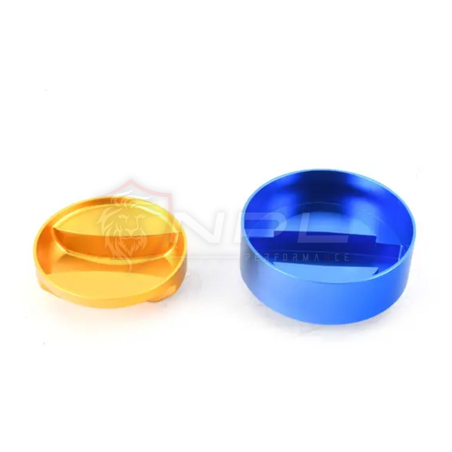 Jogo de Tampas Edição Limitada Turner X Goldenwrench Motorsport - Azul & Dourada - Para BMW M235i, M240i, M3, M4, X6 M Turner Motorsport