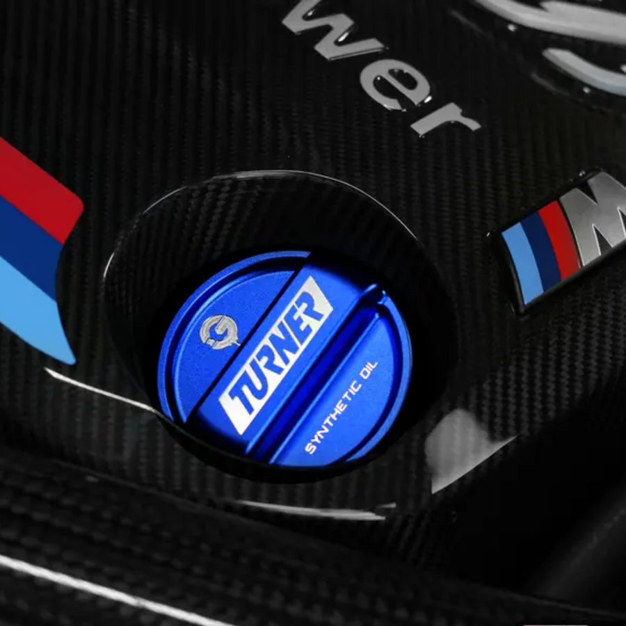 Jogo de Tampas Edição Limitada Turner X Goldenwrench Motorsport - Azul & Dourada - Para BMW M235i, M240i, M3, M4, X6 M Turner Motorsport