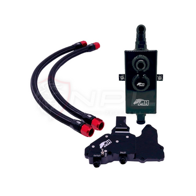 Kit Eliminador Válvula PCV com reservatório para VW / Audi EA888 Gen 3 - Preto e Vermelho Metal Horse
