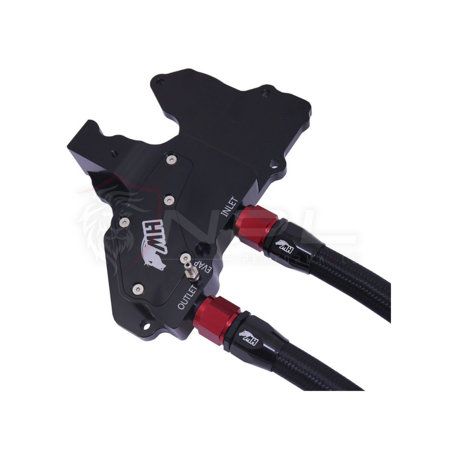 Kit Eliminador Válvula PCV com reservatório para VW / Audi EA888 Gen 3 - Preto e Vermelho Metal Horse