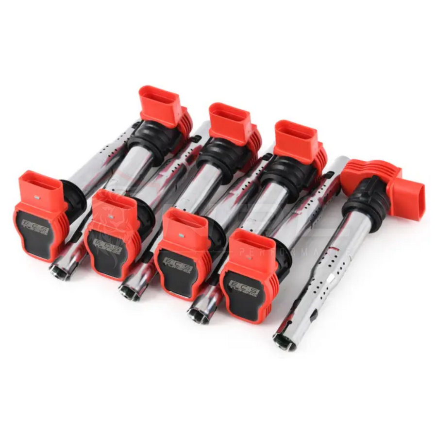 Kit 8 Bobinas De Ignição De Alta Performance Ecs Tuning (Pq35) Para Audi C6 A6, D3 A8 4.2L, R8, Q7 V8 ECS Tuning