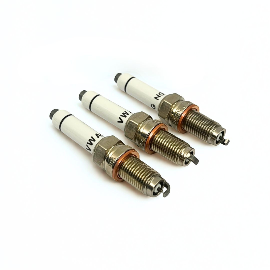 Kit 3 Velas de Ignição Vag 04E905602A Para VW 1.0 TSI UP!, Polo