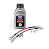 Kit Upgrade Aeroquip de Freio em Malha de Aço Traseiro Ecs Tuning VW Golf MK7 / 7.5 GTI