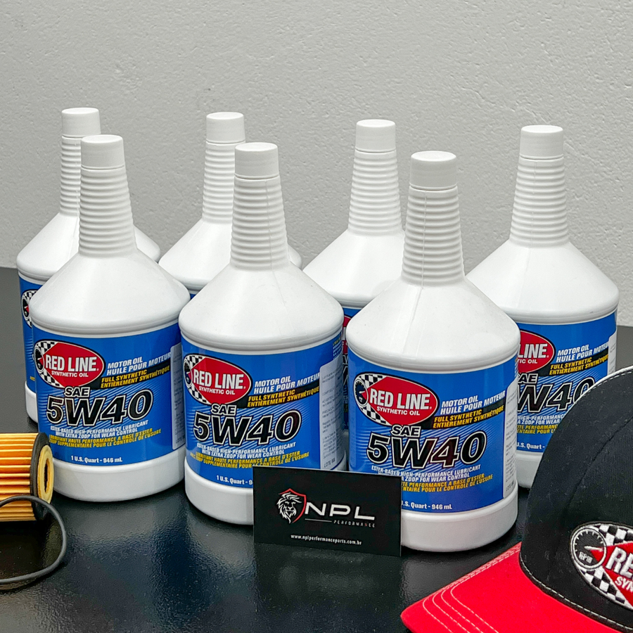 Kit de Troca de Óleo Red Line VW Golf MK7 GTI, Tiguan MQB, Jetta MK7 GLI, Audi A3, S3 8V 1.8T / 2.0T