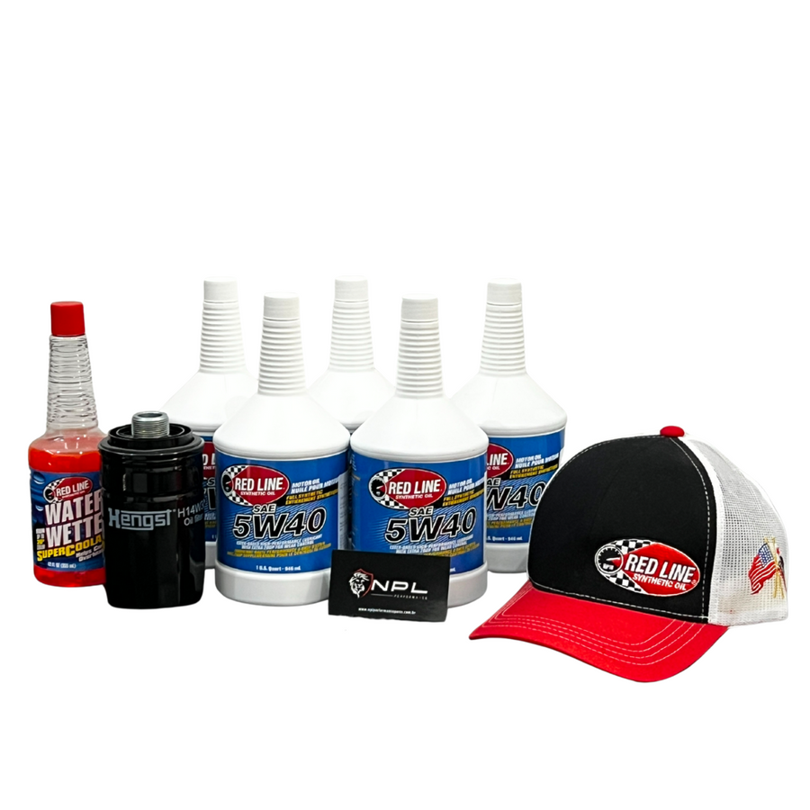 Kit de Troca de Óleo Red Line VW Jetta MK6, Passat B7, Tiguan, Audi A3 8P 2.0 TSI 200cv