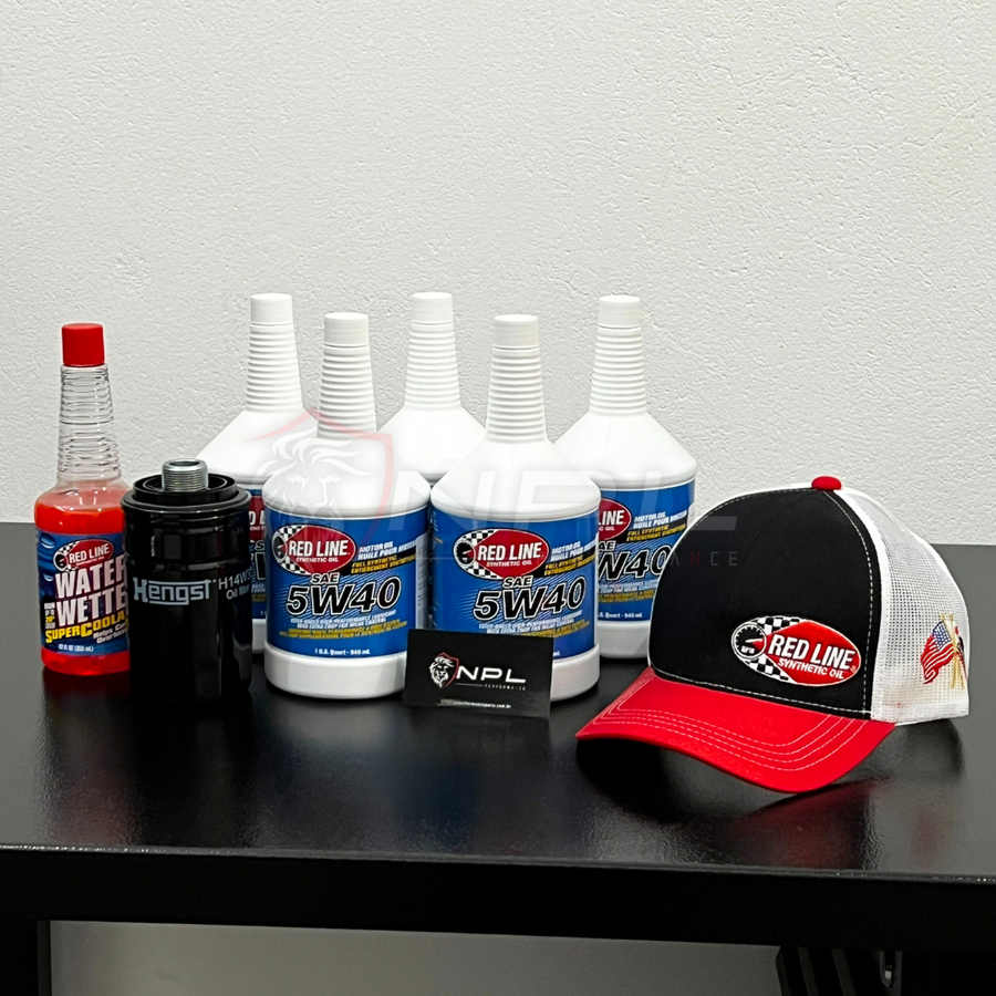 Kit de Troca de Óleo Red Line VW Jetta MK6, Passat B7, Tiguan, Audi A3 8P 2.0 TSI 200cv