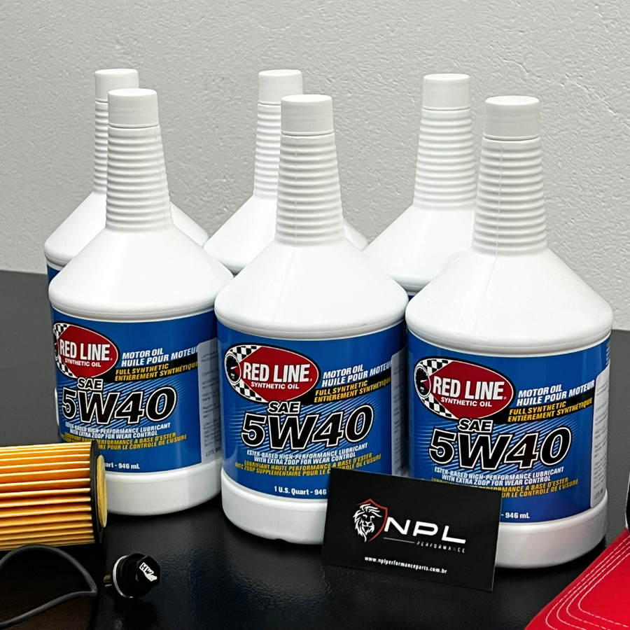 Kit de Troca de Óleo Red Line VW Jetta MK6, Fusca 2.0 TSI 211cv