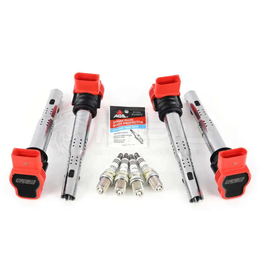 Kit de Ignição de Alta Performance ECS Tuning NGK (1 grau mais fria) Para VW/Audi 2.0T EA888 Gen1 e Gen2 NPL Performance Parts